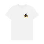 White Printed T-shirt Front