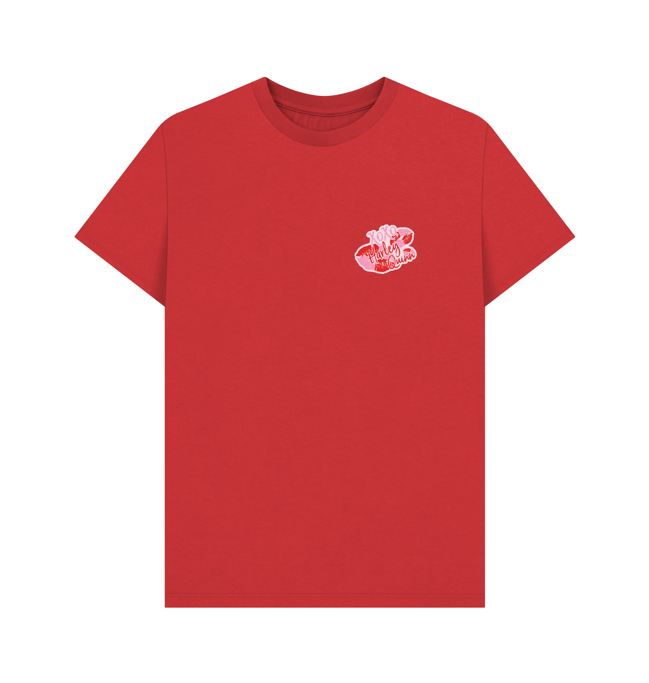 Red Printed T-shirt Front