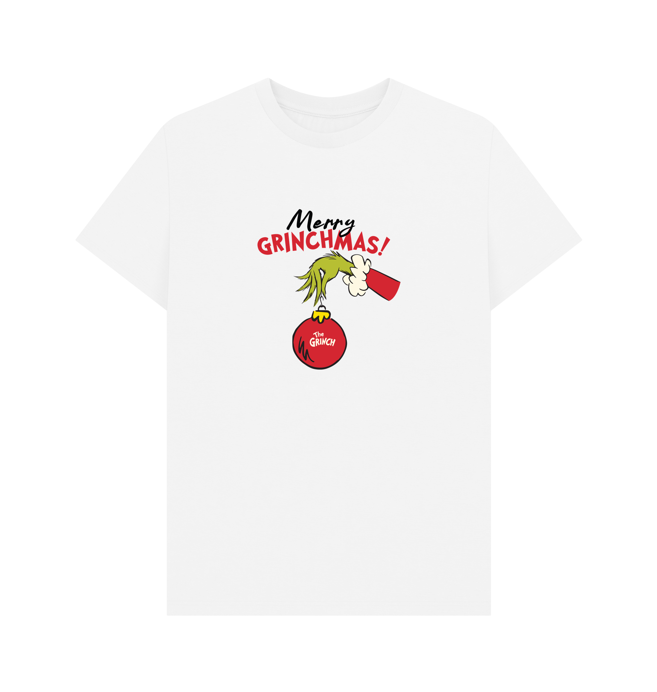 White Printed T-shirt Front