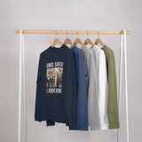 Elf 'OMG! Santa!' Photo Navy Sweatshirt