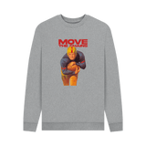 Light Heather Printed Sweater Front