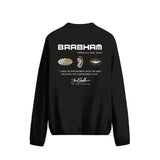 Brabham Sir Jack Quote Black Sweatshirt