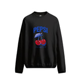 Pepsi Vintage Wash Cherry Black Sweatshirt