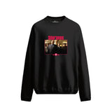 The Sopranos Family Meeting Graphic Black Sweatshirt