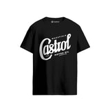 Castrol Classic Logo Wakefield Script Black T-Shirt