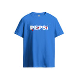 Cherry Pepsi Slogan Royal Blue T-Shirt