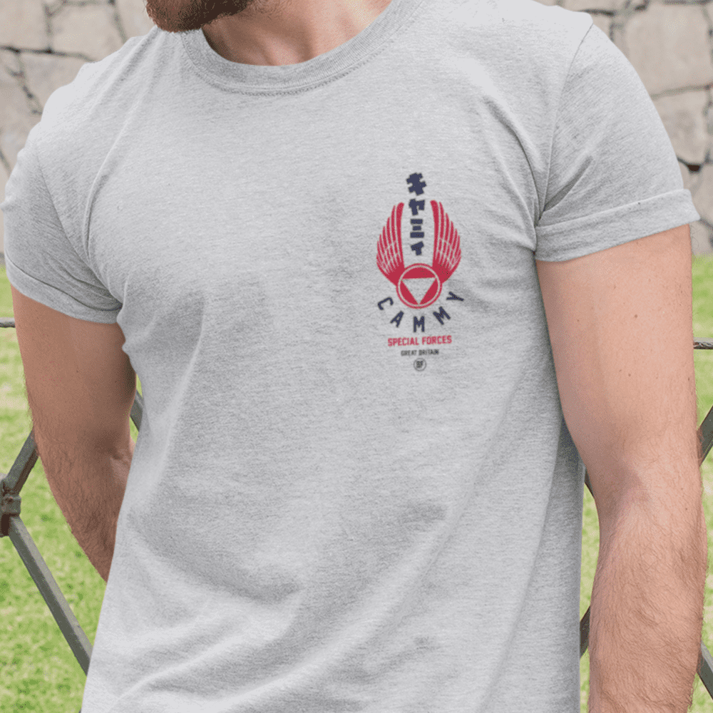 Street Fighter Killer Bee Cammy T-shirt - Heather Grey