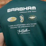 Brabham Sir Jack Quote Green Tee