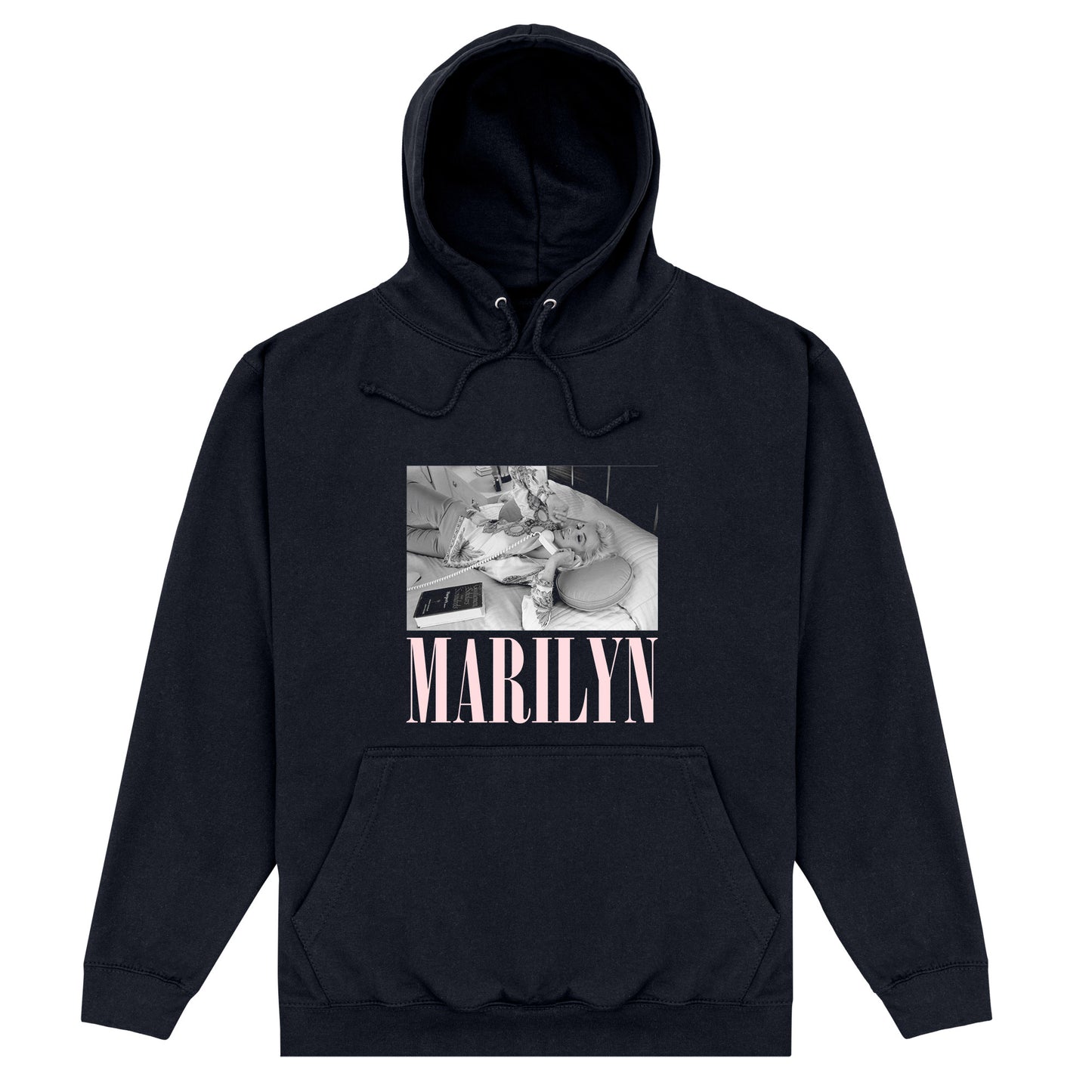 Marylin Monroe Phone Black Hoodie