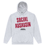 Curb Your Enthusiasm Social Assassin Heather Grey Hoodie