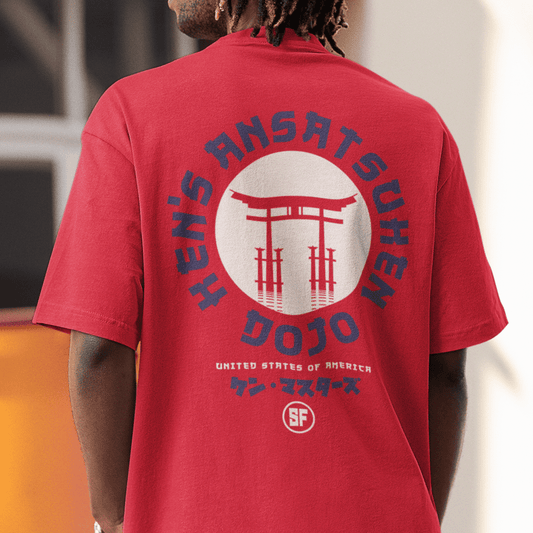 Street Fighter Ken's Dojo T-Shirt - Red