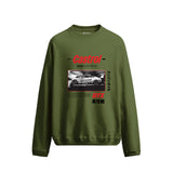 Castrol Retro B&W Racing Graphic Sweatshirt Khaki
