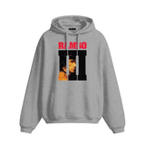 Rambo III Vintage Portrait Light Heather Hoodie