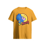 Kid Kong Cartoon Graphic Mustard T-Shirt