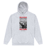 APOH Munch Santa's Coming Heather Grey Hoodie