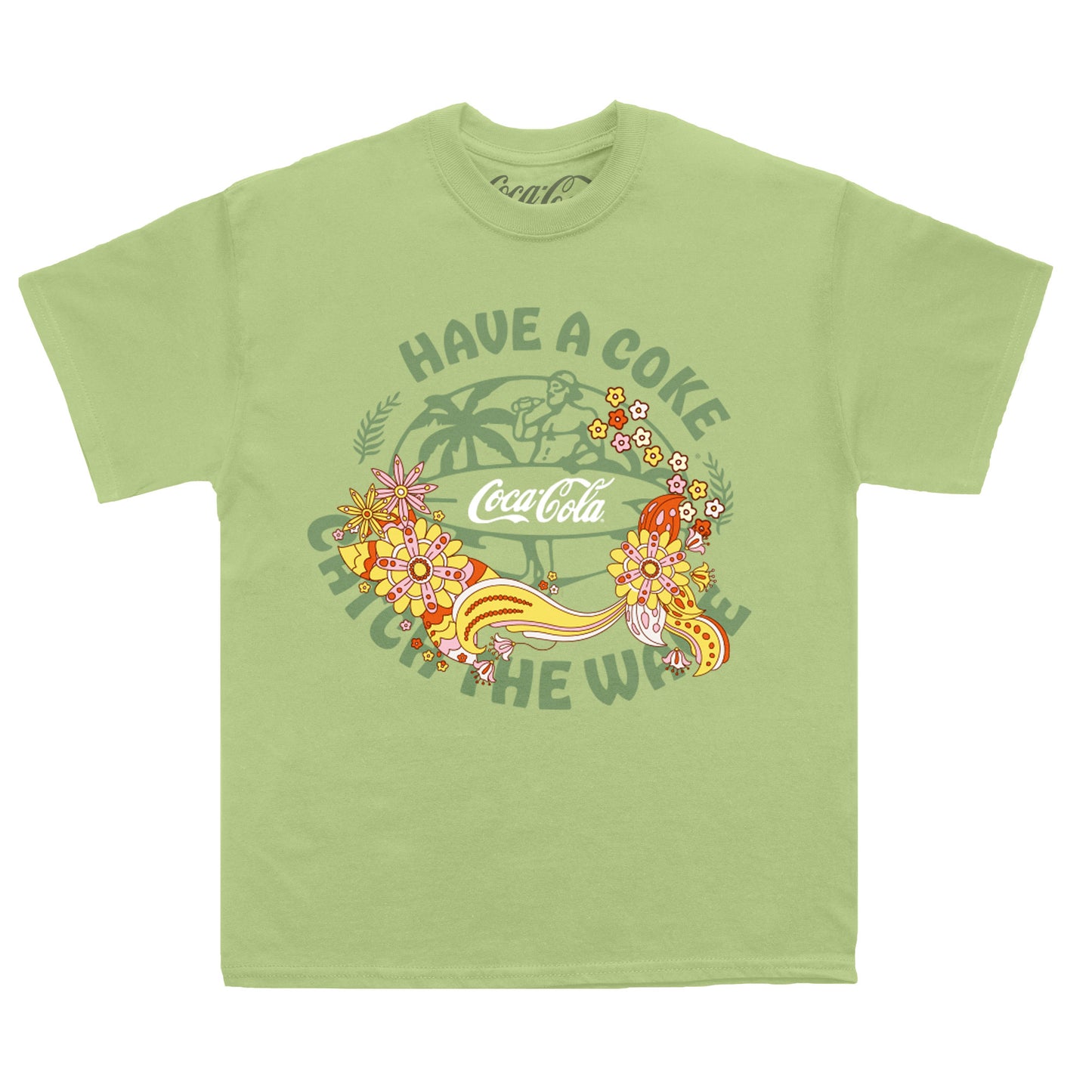 Coca Cola Floral Mint T-Shirt