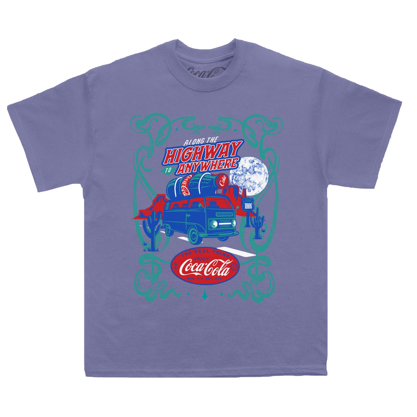 Coca Cola Highway Violet T-Shirt