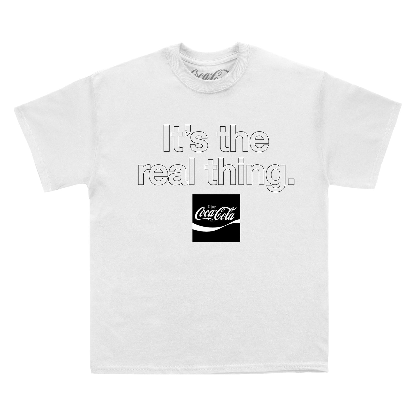 Coca Cola Real Thing White T-Shirt