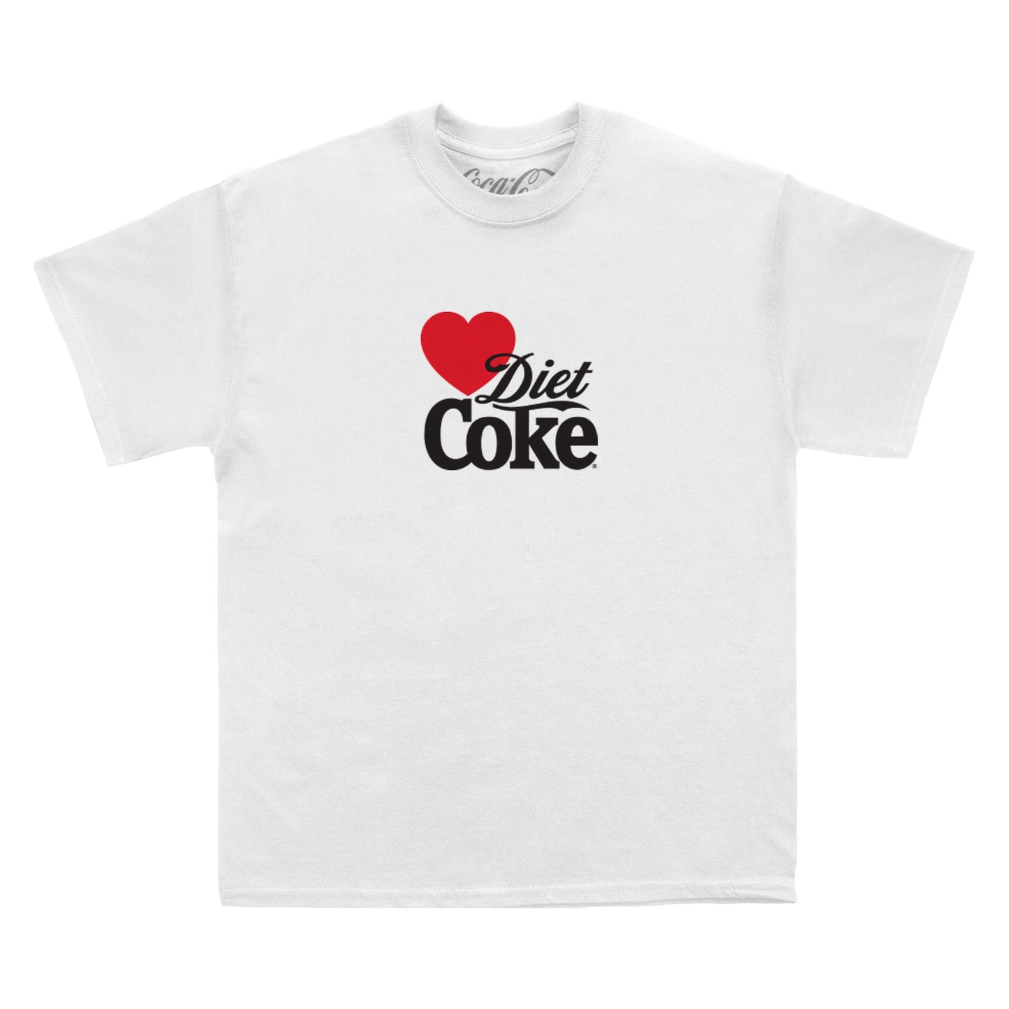 Coca Cola Heart Diet Coke White T-Shirt