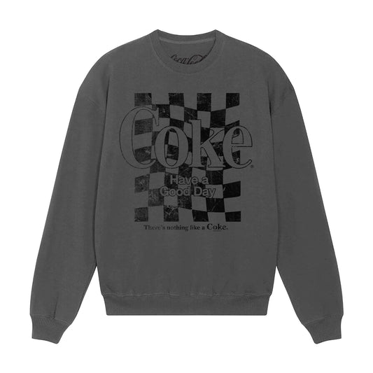 Coca Cola Checker Charcoal Sweatshirt