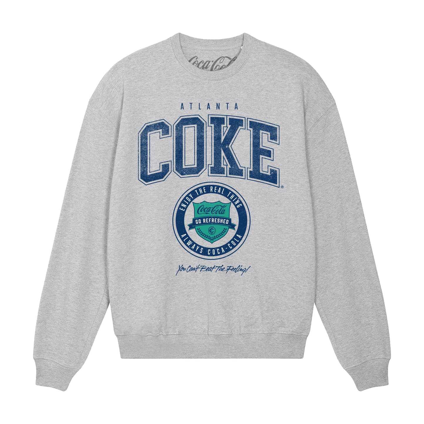 Coca Cola Atlanta Coke Heather Grey Sweatshirt