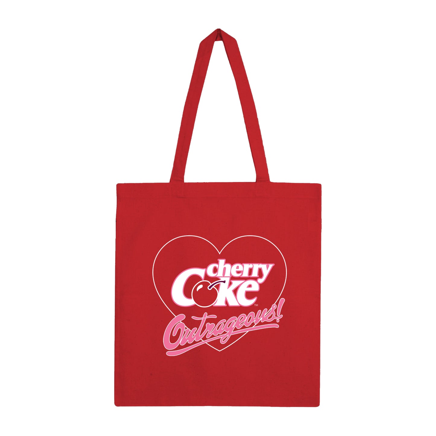 Coca Cola Cherry Coke Outrageous Red Tote Bag