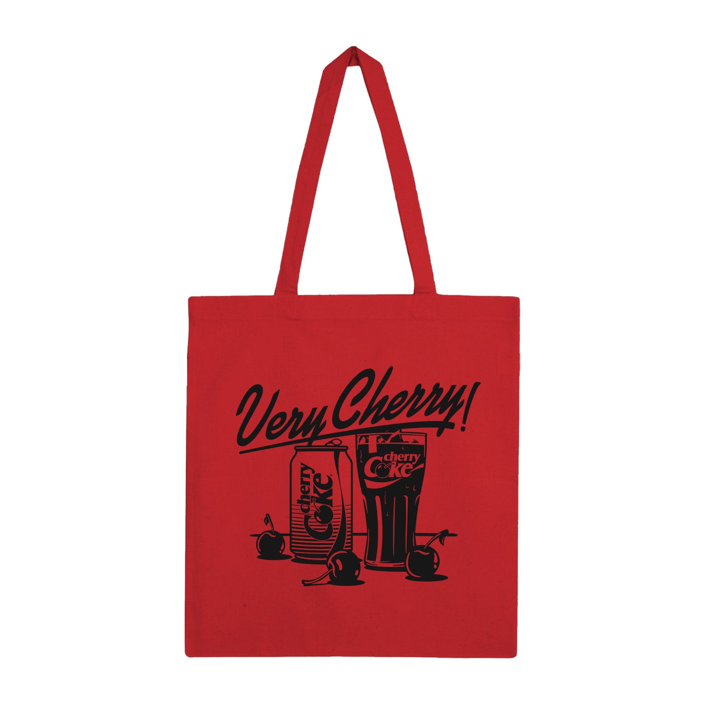 Coca Cola Cherry Coke Very Cherry Red Tote Bag