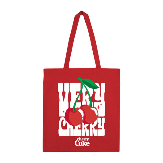 Coca Cola Cherry Coke Very Cherry Graphic Red Tote Bag