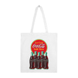 Coca Cola Bottles White Tote Bag