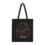 Coca Cola Happy Holidays Black Tote Bag