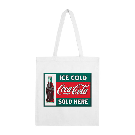 Coca Cola Ice Cold White Tote Bag