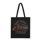 Coca Cola Neon Truck Black Tote Bag