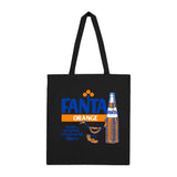 Fanta Orange Black Tote Bag