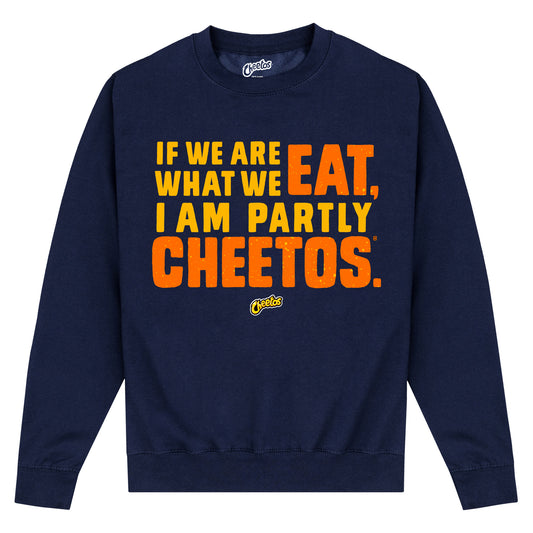 Cheetos Are What We Eat Navy Sweatshirt