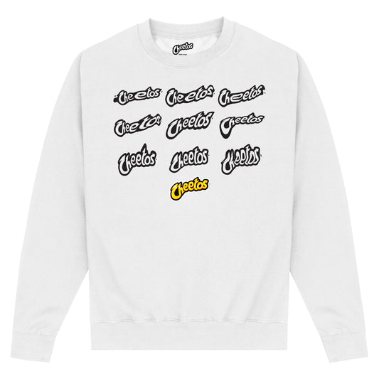 Cheetos Multi Logo White Sweatshirt