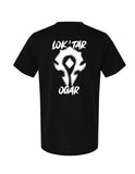 World Of Warcraft Horde Loktar Black T-Shirt