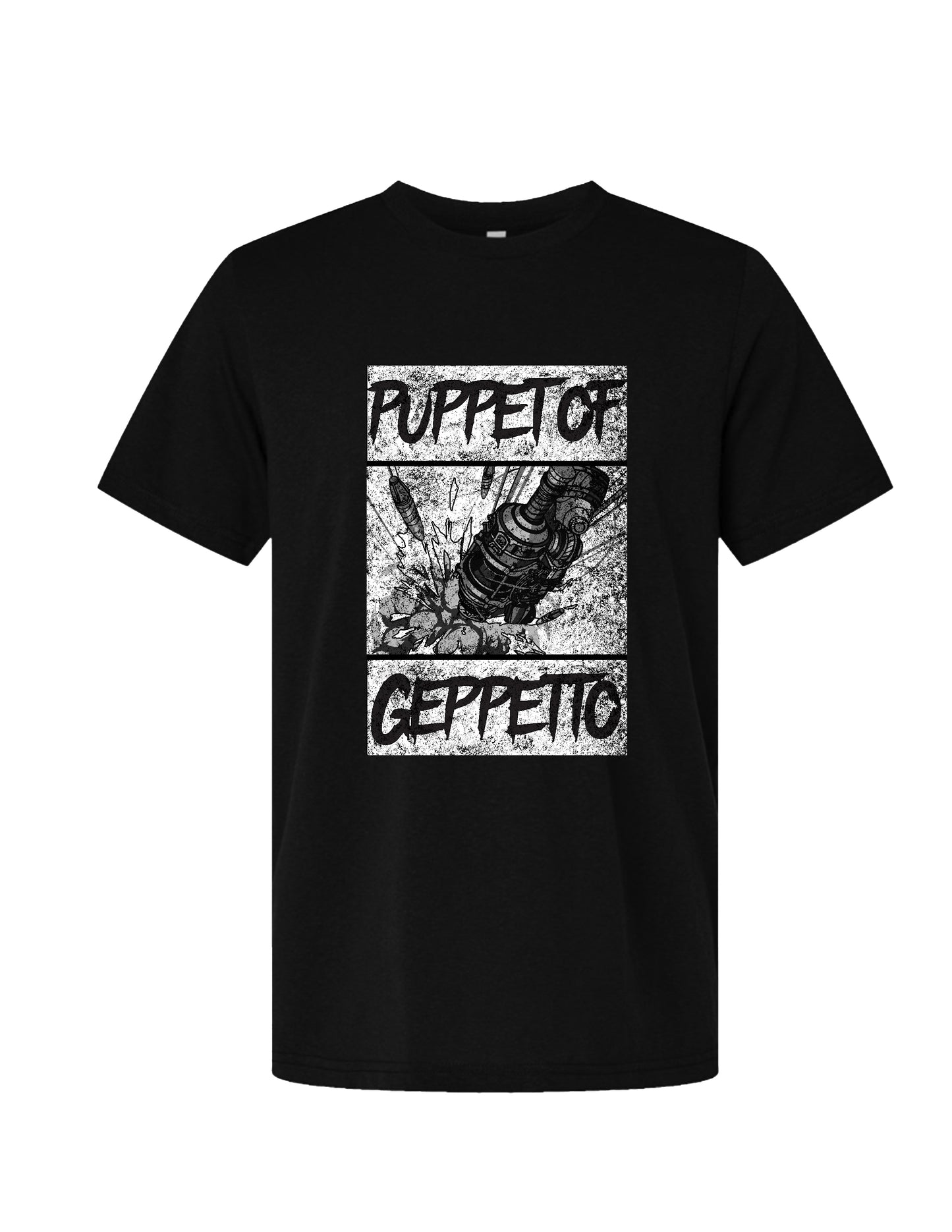 Lies Of P Puppet Of Geppetto Black T-Shirt