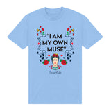 Frida Kahlo Muse Light Blue T-Shirt