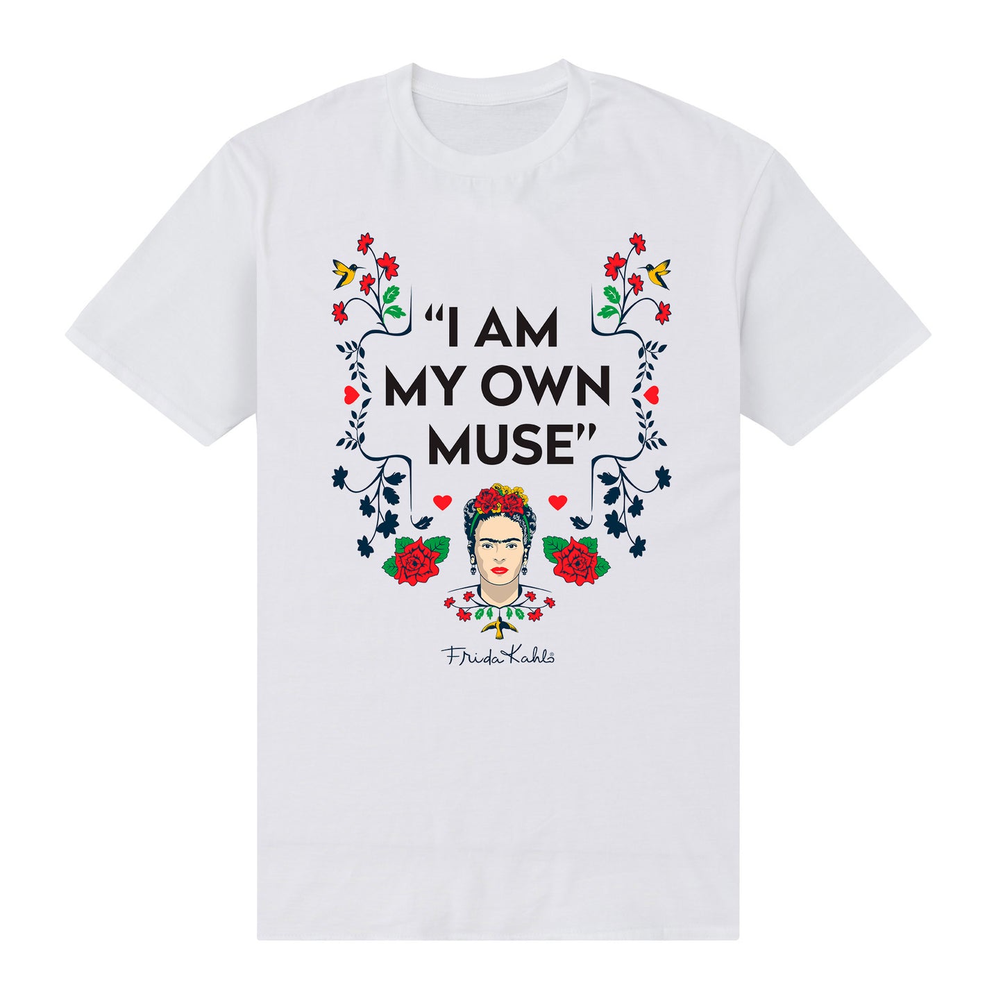 Frida Kahlo Muse White T-Shirt