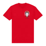 Frida Kahlo Chest Graphic Red T-Shirt