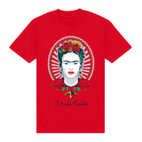 Frida Kahlo Portrait Red T-Shirt