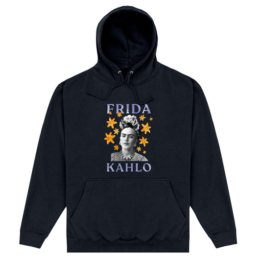 Frida Kahlo Star Graphic Black Hoodie