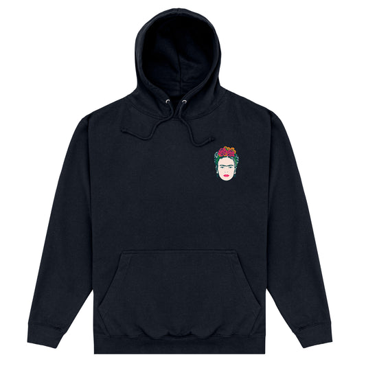 Frida Kahlo Small Illustration Black Hoodie