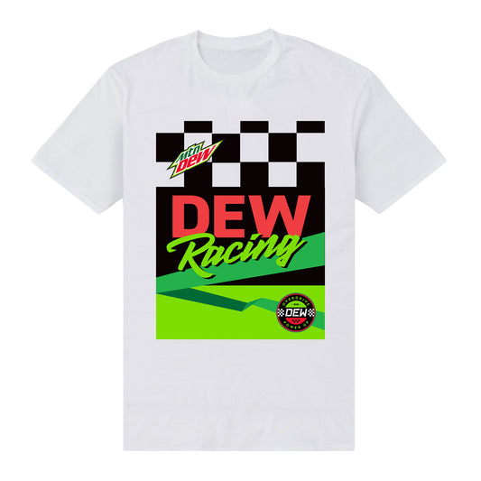 Mountain Dew Racing White T-Shirt