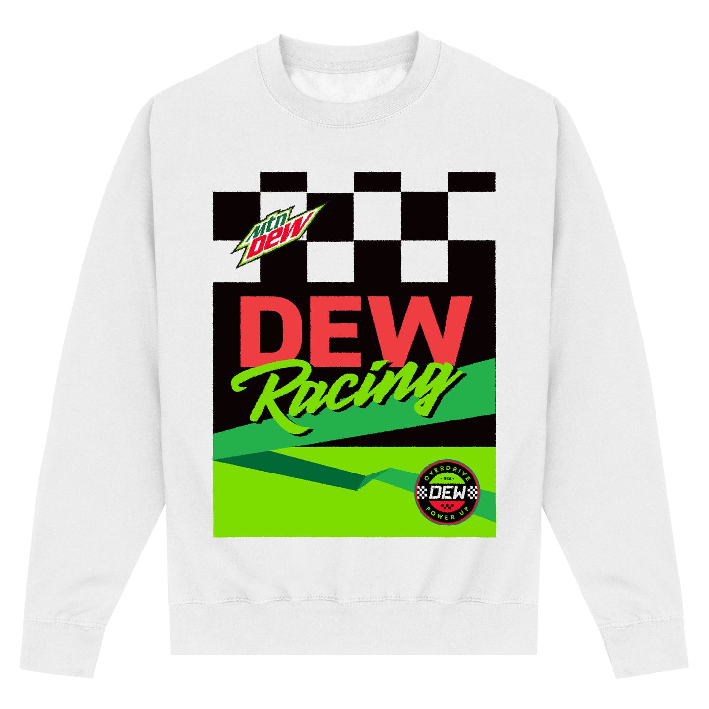 Mountain Dew Racing White Sweatshirt