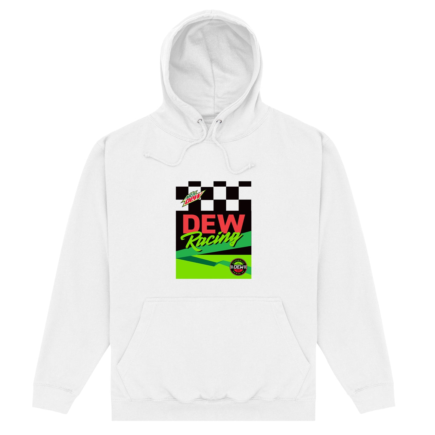 Mountain Dew Racing White Hoodie