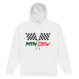 Mountain Dew Racing Flags White Hoodie