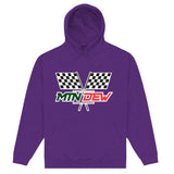 Mountain Dew Racing Flags Purple Hoodie