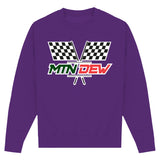 Mountain Dew Racing Flags Purple Sweatshirt