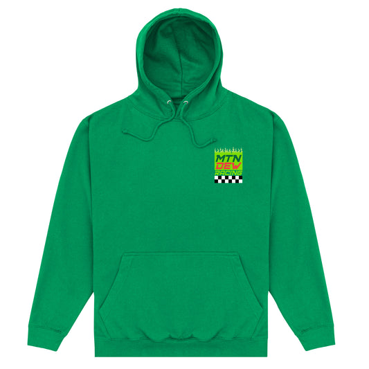 Mountain Dew Check Chest Kelly Green Hoodie